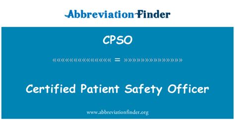 cpcso|cpso certification.